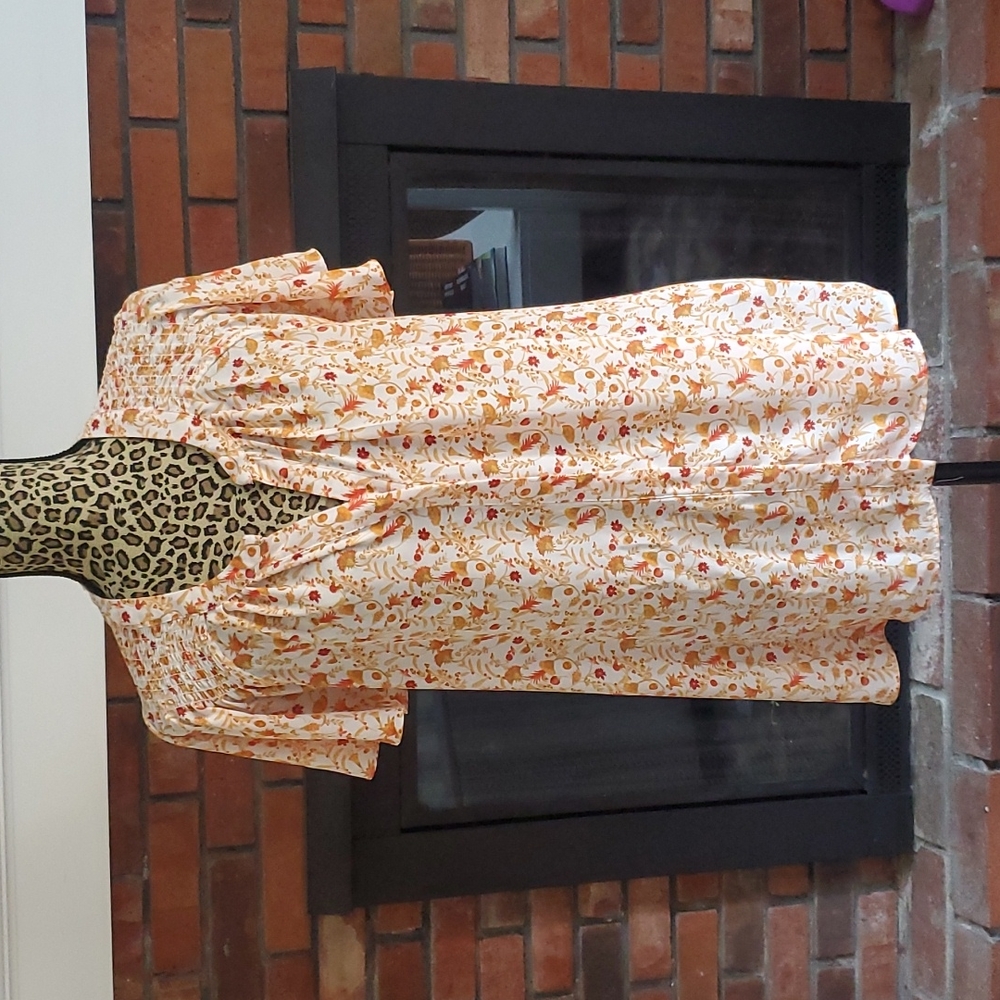 Rose & Olive Floral Top